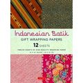 Indonesian Batik Gift Wrapping Papers - 12 Sheets: 18 X 24 Inch (45 X 61 CM) Wra