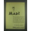 1930 Spud Cigarettes Ad - Mad?