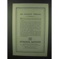 1930 General Motors Ad - An Essential Industry