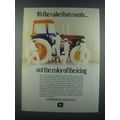 1985 John Deere Tractors Ad - It's the Cake that Counts