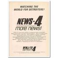 WWJ-TV 1973 Detroit MI News-4 Watching the Worl...
