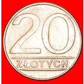 STARS ON EAGLE: POLAND ★ 20 ZLOTY 1988★LOW STAR...