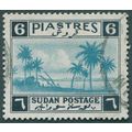 Sudan 1941 6p greenish blue & black SG 92 used