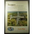 1960 Canadian Pacific Airlines Ad - Across Canada and to five continents