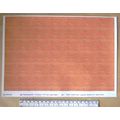 Papier "brique rouge/orange" - pour HO gauge-éc...