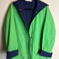 Vintage Talbots Reversible Jacket Green/Navy Sn...
