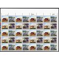 2437b, MNH 25¢ Dark Blue Omitted Error Pane of ...