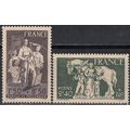 France 1943 Michel 598 - 599 Neuf ** Cote (2008...