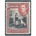 Bermuda 1938 SG114 3d Black & Rose-Red Mounted ...