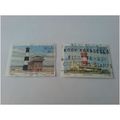 SOUTH AFRICA 1988 LIGHTHOUSES pair USED