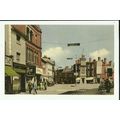 Warwickshire RUGBY Market Place Postcard (Valen...
