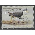 CKI 2008 $1.00 'BIRDS -'WHITE BREASTED WATERHEN...