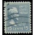 Used 820 15c James Buchanan Fine M08031