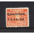 Canada - 15c Orange Excise Tax Stamp, Used (C.G...