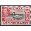 Falkland Islands 1938 SG 147a 1d Black & Vermil...