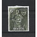 Malta.SG309 6d Grand Master La Valette.Mounted ...