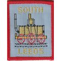 Scout Badge UK- South Leeds - Black Back (BY196)