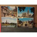 SALISBURY, MULTIVIEW used postcard by J Salmon ...