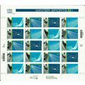 Winter Sports Sheet of Twenty 34 Cent Stamps Sc...