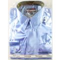 NEW Dimension Men's 3 Pc. Metallic Blue Satin D...