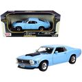 1970 Ford Mustang Boss 429 Light Blue 1/18 Diec...