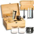 Premium Decorative Storage Box with Removable T...