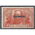 Samoa 1920 SG148 1/- Orange-Red Victory Mounted...