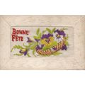 CARTE POSTALE - BRODEE - BONNE FETE