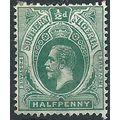Southern Nigeria 1912 SG45 1/2d Green Mounted M...