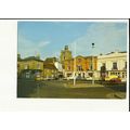 Suffolk STOWMARKET Market Place Postcard by Rea...