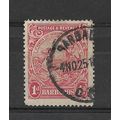 Barbados.SG231 1d Scarlet.Fine Used.July19