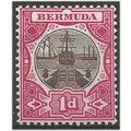 Bermuda 1906 SG37 1d Brown & Carmine Wmk Multip...