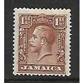 JAMAICA 1929 1 1/2d CHOCOLATE SG 109 M / MINT