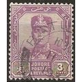 Johore 1928 SG107 3c Purple & Sepia Fine Used ..