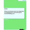 Wirken Sich Rituale Positiv Als Moglichkeit Zur...