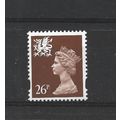 Wales.W80 26p Red-Brown.Unmounted Mint.Aug25