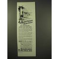 1926 White Star Line, Red Star Line Cruise Ad - Winter