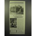 1930 Germany Tourism Ad, Opera Cologne Cathedra...