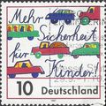 GERMANY, ROAD, Child Safety, white 1997, 10pf, #5