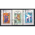 Afghanistan N° 1172/74 YVERT OBLITERE ( USED )