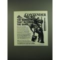 1981 Thompson/Center Contender Pistol Ad - The ...