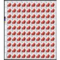 2480, Mint NH Cardinal Complete Sheet of 30¢ St...