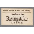 LONDON BRIGHTON & SOUTH COAST RAILWAY LUGGAGE L...