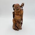 Antique Fine Hand Carved Laughing Buddha Chines...