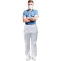 White Disposable Scrub Pants, Small. Pack of 10...