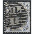1881 SG157 2 1/2d Blue Plate 23 Good Used "QC" ...