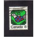 1973 canada christmas 8c f/u sg765