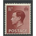 GB 1936 KEV111 1 1/2d Red Brown Umm SG 459.(T67 )
