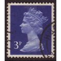 Great Britain QEII 1973 3p Ultramarine 1CB Used...