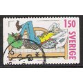Fa 1144: 1 Kr. 50 black Swedish Comic Strips: K...